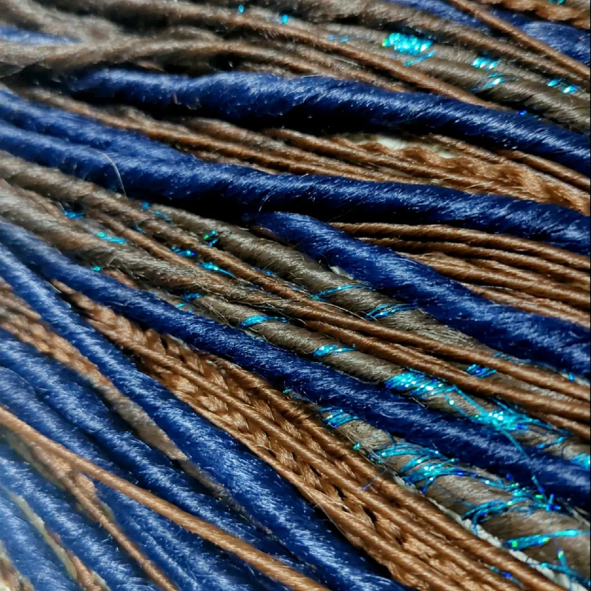 Blue Razz Dreadlock Extensions - Modern Design for Enhanced Dreadlock Hairstyle with Stylish Look