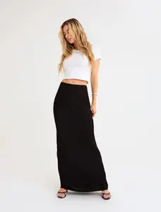 Archive Bias Maxi Skirt | Black
