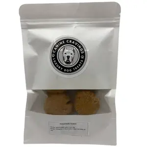 Canine Cravings Luxury Dog Treats - Bark n' Butter Biscuits Peanut Butter Cookies for Dogs