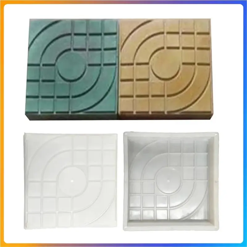 DIY Plastic Paving Mold for Garden Walkways, Patio & Concrete Stepping Stones