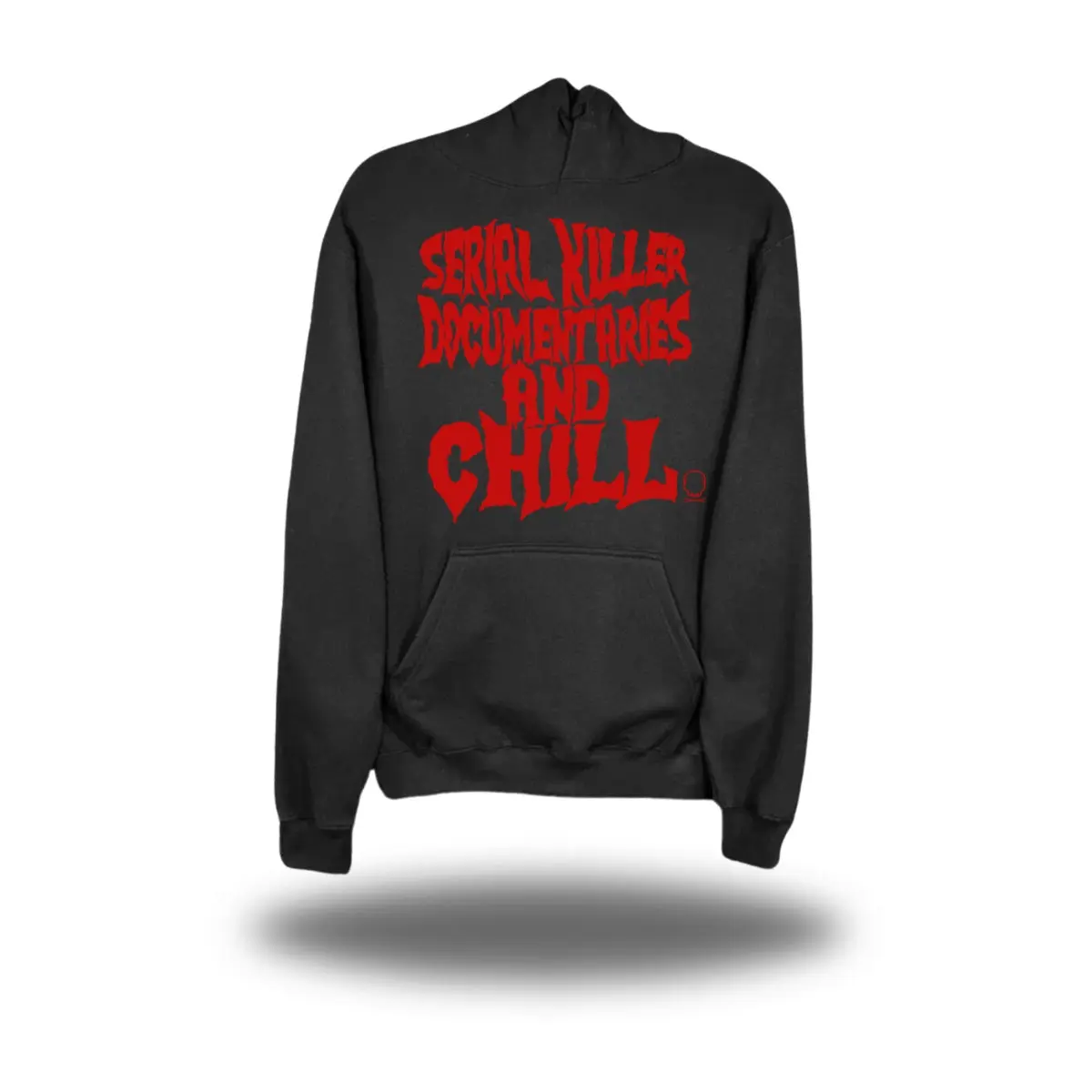 Women's Serial Killer Documentaries and Chill Black Hoodie, Casual Streetwear Sweatshirt