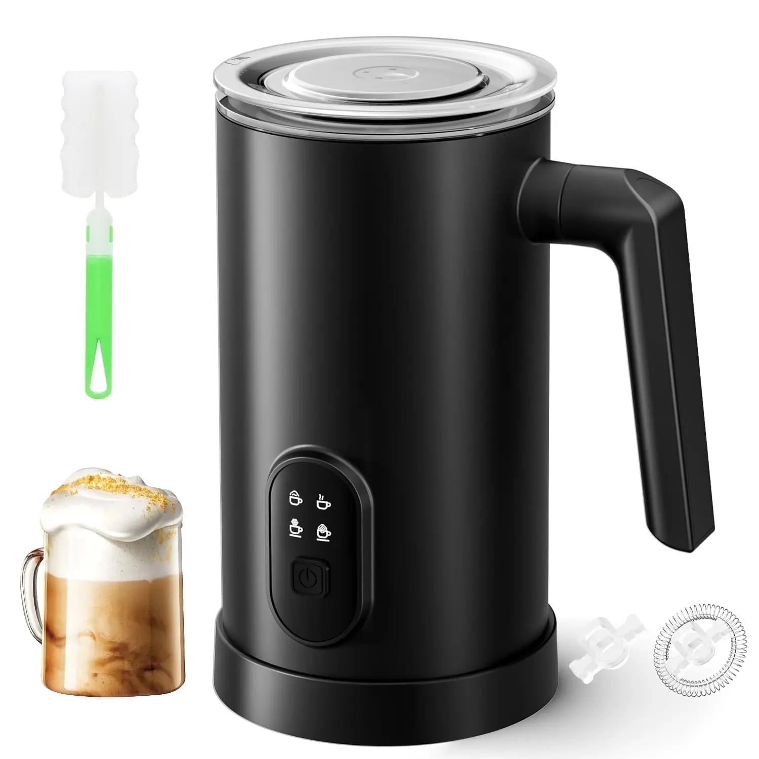 4-in-1 Multifunctional Automatic Milk Frother for Home Barista