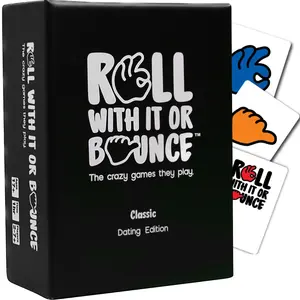 Roll With It or Bounce | Hilarious Red Flags Card Game| Adult Party Games | Drinking Games | College Games | Conversation Starters Cards | Perfect For Pregames & Late Nights Adult Spicy