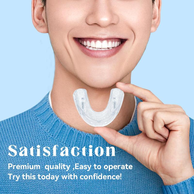 Adjustable Anti-snore Mouthpiece, 1 Box Professional Teeth Mouth Guard, Teeth Grinding Mouth Guard, Night Guard Teeth, Oral Care Tool for Men & Women