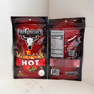 NEW LOOK - RED POWDER HOT Beef Jerky - Carne Seca 1.3oz