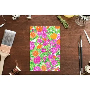 Lilly Inspired Clay Transfer Paper, Lilly inspired Clay transfer Sheets, Lilly inspired Patter transfer sheet