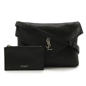 Pre-owned Yves Saint Laurent Lambskin Shoulder Bags Saint Laurent Paris Cassandra Envelope 2way Shoulder Bag