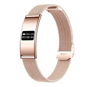 Unisex Light Luxury B8 Smart Bracelet - Wearables for Sports & Outdoor Running, Heart Rate Monitoring, Sleep Tracking, Water-Resistant, Bluetooth-Connected Health Tracker