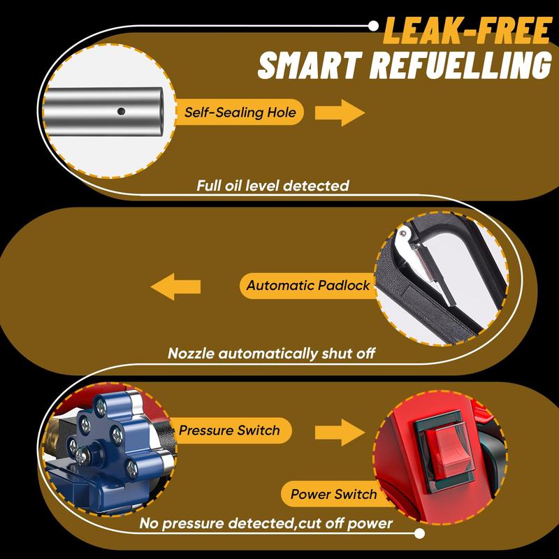 Portable Diesel Transfer Pump, TaskStar Battery Powered 12GPM Cordless Fuel Pump Kit w/ 4.0Ah Battery, Nozzle&Hose for Diesel, Kerosene& Biodiesel