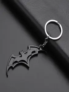 Bat Shape Men's Keychain, Creative Fashion Alloy Keychain, Cartoon Gift for Friends, Couple Keychain, Casual Style, All Seasons, Keychain Pendant