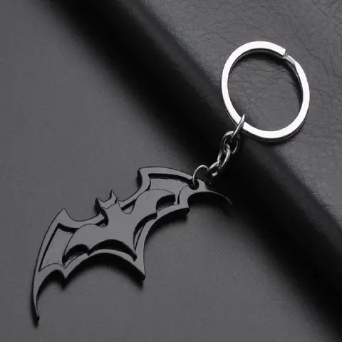 Random Color Bat Design Keychain, Creative Fashionable Alloy Keychain for Men & Women, Fashion Accessories for Daily Use, Trendy All-match & Exquisite Stylish Keychain for Birthday Gift, Keychain for Bags