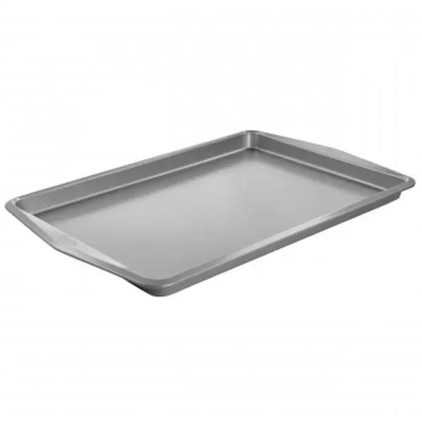 Martha Stewart 18 in. Carbon Steel Nonstick Baking Sheet (Cookie Sheet) with Handles, Durable Bakeware for Quick Cleanup, Even Heat Distribution, Easy Food Release, Heats Evenly, Baking Enthusiasts, Kitchen, Non-Stick Coating Sheets & Grates, Oven Safe Sh