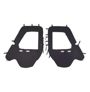 UTV Upper Doors for Hisun 500 700/Axis 500 700 - Soft Cab Enclosure, Windproof Waterproof UTV Side Windows with Zipper & Mirror Compatibility Hisun 500 700, Axis 500 700 2 x Side Windows