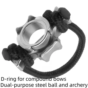 Steel Ball Archery D Loop Dual Purpose Compound Bow Accessories