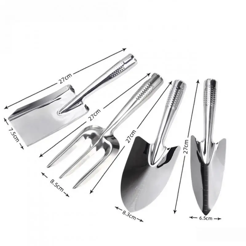 Gardening Mini Shovel Set Stainless Steel Portable Shovel Kit Potted Succulent Planting Spade Tools Household Manual Tools