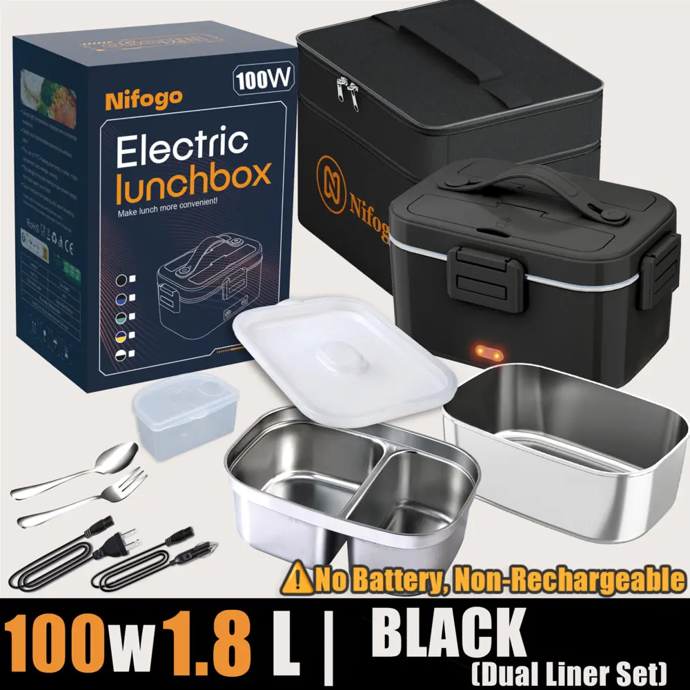 1.8L 100W Black(Dual Liner Set)