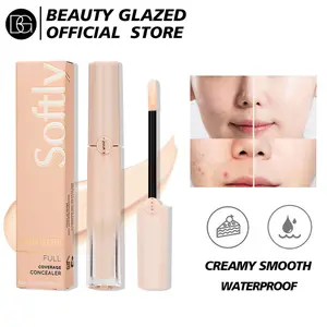 BEAUTY GLAZED Softly Full Coverage Concealer - Full Coverage for Acne, Dark Spots, Circles & Blemishes