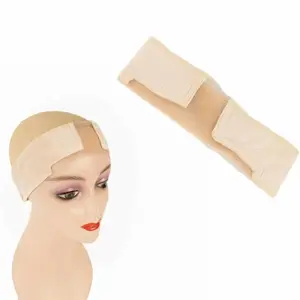 Wig Grip Headband – Adjustable Elastic Velvet Band with T-Shape Lace for Secure Hold & Edge Protection, Non-Slip Design, Comfortable & Breathable, No Glue or Clips Needed