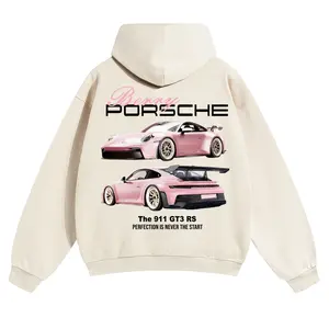 Berry Pink Car Unisex Pure Cotton Hoodie Supercar Lover Sweatshirt Super Soft Pre Shrunk Casual Long Sleeves Hoodie