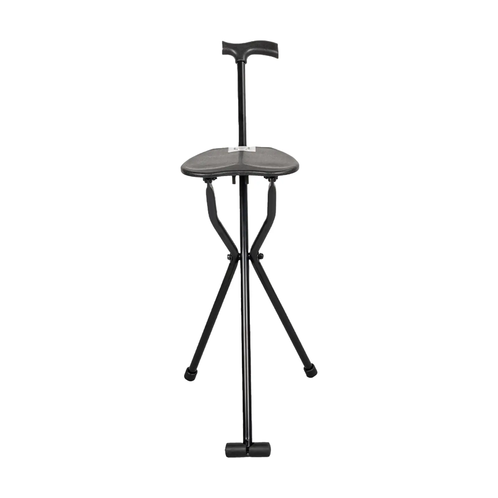 Portable Adjustable Folding Walking Walking Stick, Walking Cane, Cane Chair,Folding Cane with Seat is 35.4 Inches Tall, and Supports up to 300lbs, Suitable for Both The Elderly and Young