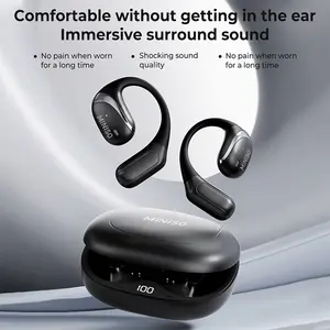 MINISO X62 OWS Wireless Earphones Bluetooth 5.4 ENC Headphones HiFi Sound Long Playtime Earbuds Waterproof Open Ear Headsets Electronic Audio& Video