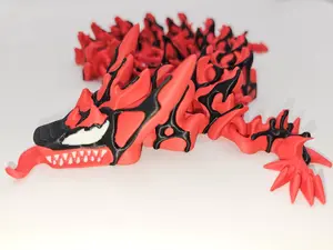 The Symbiote Dragon – Crimson Carnage Edition -fidget dragon