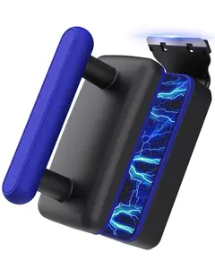 Magnetic Aquarium Fish Tank Glass Cleaner, Dual-Blades Algae Scraper Glass Cleaner Scrubber, Double Side Floating Aquarium Magnetic Brush for 0.2-0.4 Inch Thick Glass Aquariums Tank (M)