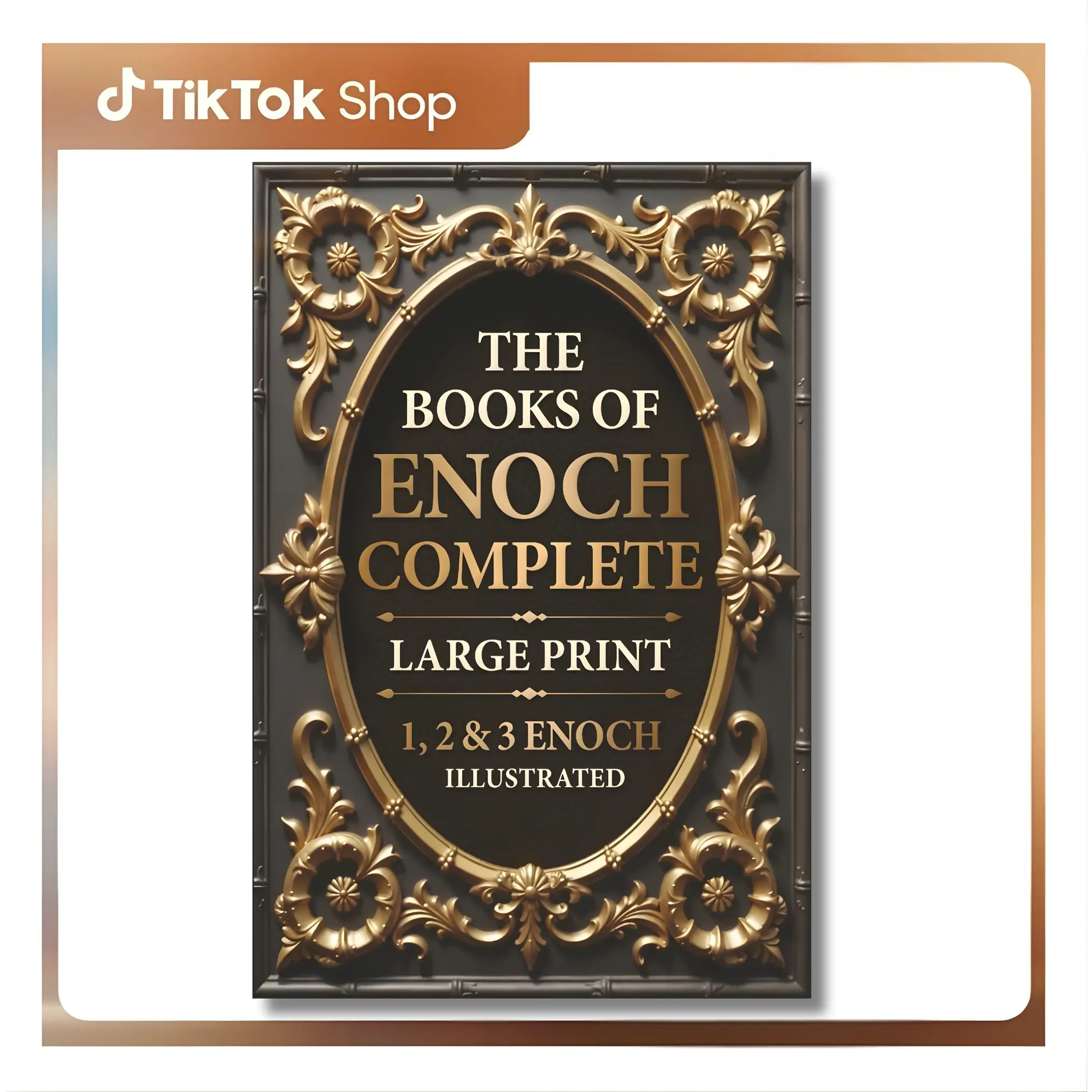 The Complete Books of Enoch (1,2 & 3) Large Print Illustrated Paperback Book - Authentic Illustrations, Commentary for Each Illustration, Insightful Introductions, English Text, 221 Pages, Group Study & Home Use, Reverent Press Devotional Bible Resource,
