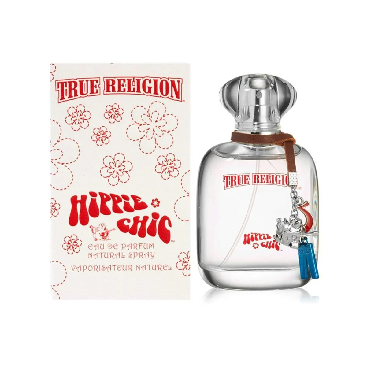 TRUE RELIGION Hippie Chic Eau de Parfum Spray for Women - Feminine 100ml (3.4 fl oz) Eau de Parfum Women's Fragrance