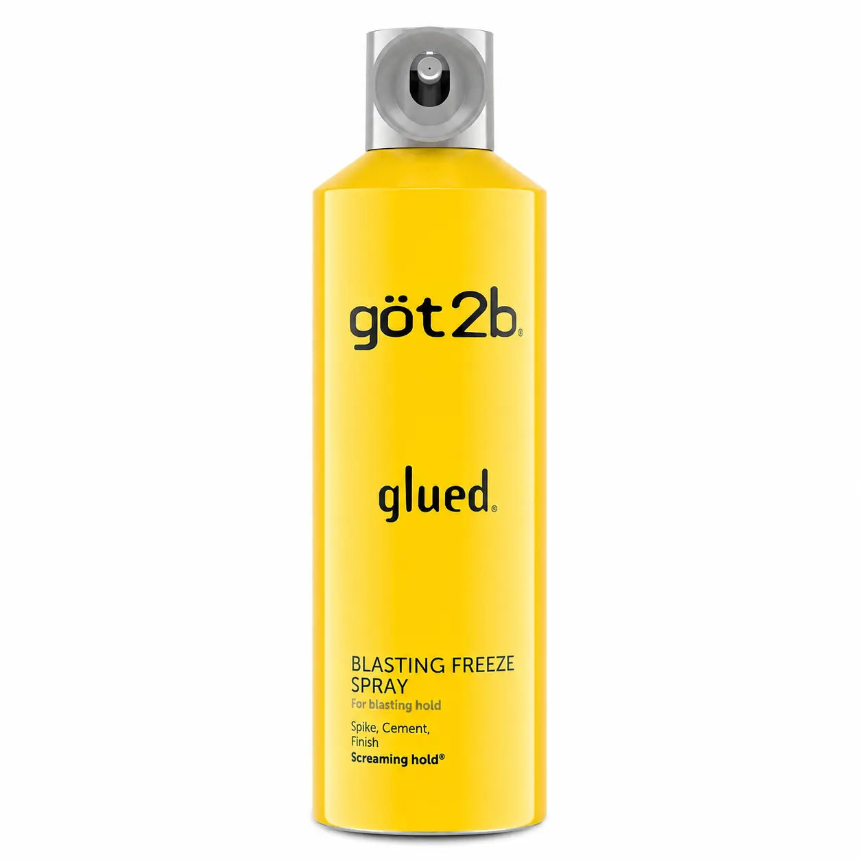 got2b Glued Blasting Freeze Hairspray, 12 oz, Strong Hold Styling Spray for Updos, Sleek Looks & Long-Lasting Hair Control