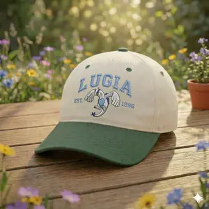 LUGIA Custom Poke Anime Embroidered Vintage Hat Personalized Character Baseball Cap 100% Cotton Adjustable Strap Durable Embroidery Unisex Gift for Her & Him