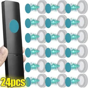 3~24pcs Magnetic Remote Control Holder Wall Mount Adhesive Remote Control Holder Strong Hold Tv Remote Holder for Home Office