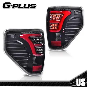 Fit For 2009-2014 Ford F-150 LED Tube Tail Lights Brake Lamps Assembly