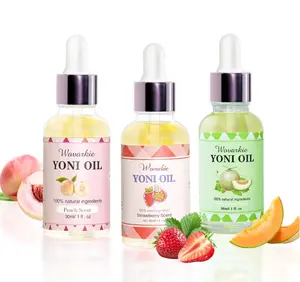 Yoni Oil for Women Set Of 3, 100% Natural Feminine Oil Deodorant for Women, Eliminates Odor and Ph Balanced, Feminine Serum Made with Pure Natural Essential Oils (1 fl oz/30 ml)