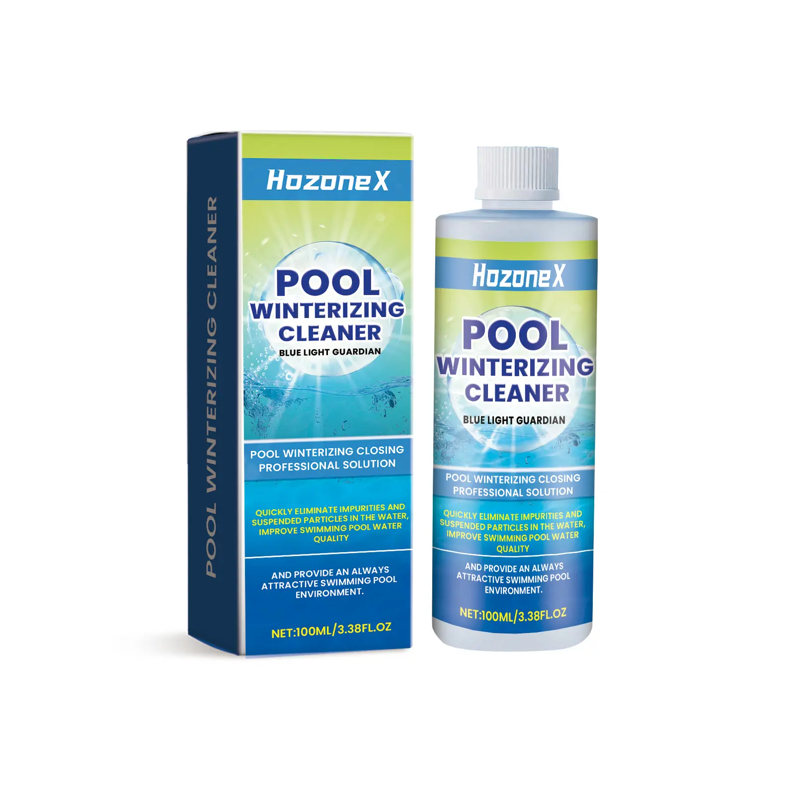 HozoneX Pool Water Clarifying Agent Is Used To Improve The Water Quality Of Family Public Outdoor Swimming Pools