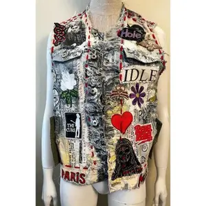 DREAM AND DESTROY DESTRUCT COLLECTION VINTAGE DENIM VEST