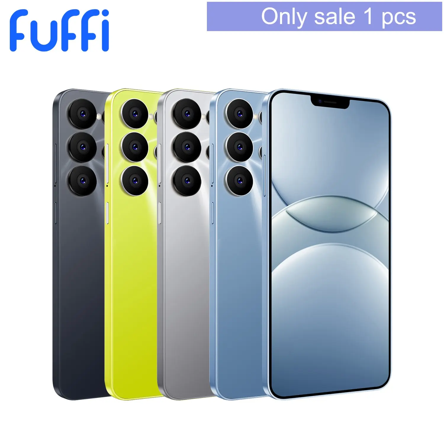 Fuffi Smartphone Cellphone Android Mobile Phone 6.26 Inches, 4+128GB, Dual Sim, 3400mAh Battery, Android Os, Quad-Core Processor, 8mp Camera Android Cell Phones