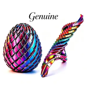 3D Printed Twist Fidget Dragon Egg Stress Relief Fidget Toy, Desk Fidget Toy for Adults | Magic Twist Dragon Egg for Office Stress Relief & Focus
