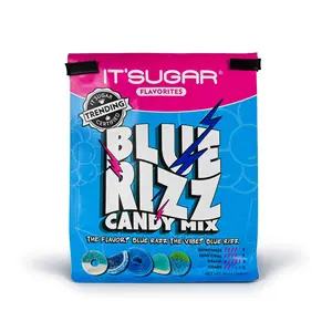 IT'SUGAR Flavorites Blue Rizz Candy Mix - Sweet, Tangy Bite-Sized Snacks, Assorted Candies for Quick Treats