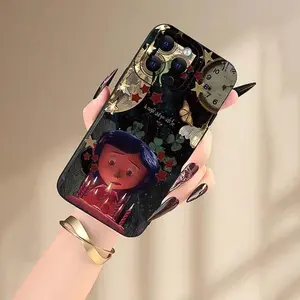 Cartoon Girl Pattern Phone Case, Decorative Durable Protective Shockproof Full Coverage Phone Protector Cover, Cellphone Smartphone Casing Accessories Compatible with iPhone 11 12 13 14 15 16 Pro Max Protection