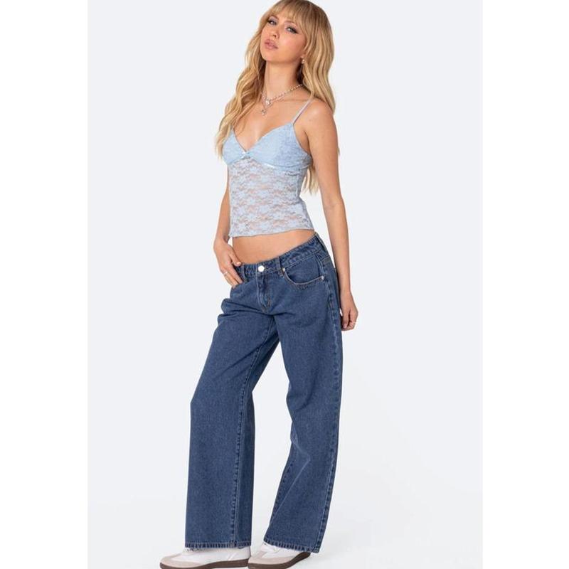 Petite Raelynn Washed Low Rise Jeans