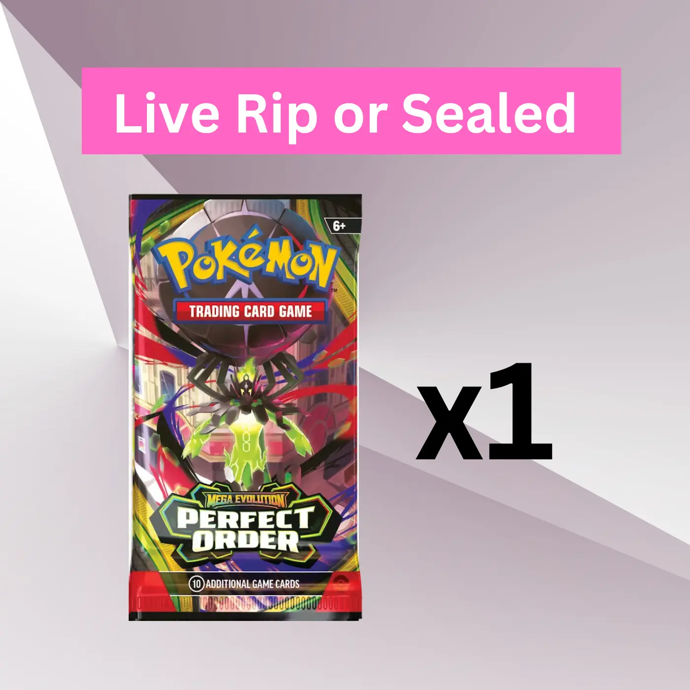 Perfect Order TCG x 1 - English Booster Packs NEW Factory Sealed TCG Cards (1)