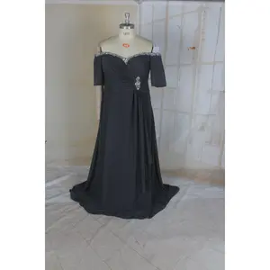 Style 55454 Kimberly - Plus Size off the shoulder evening gown