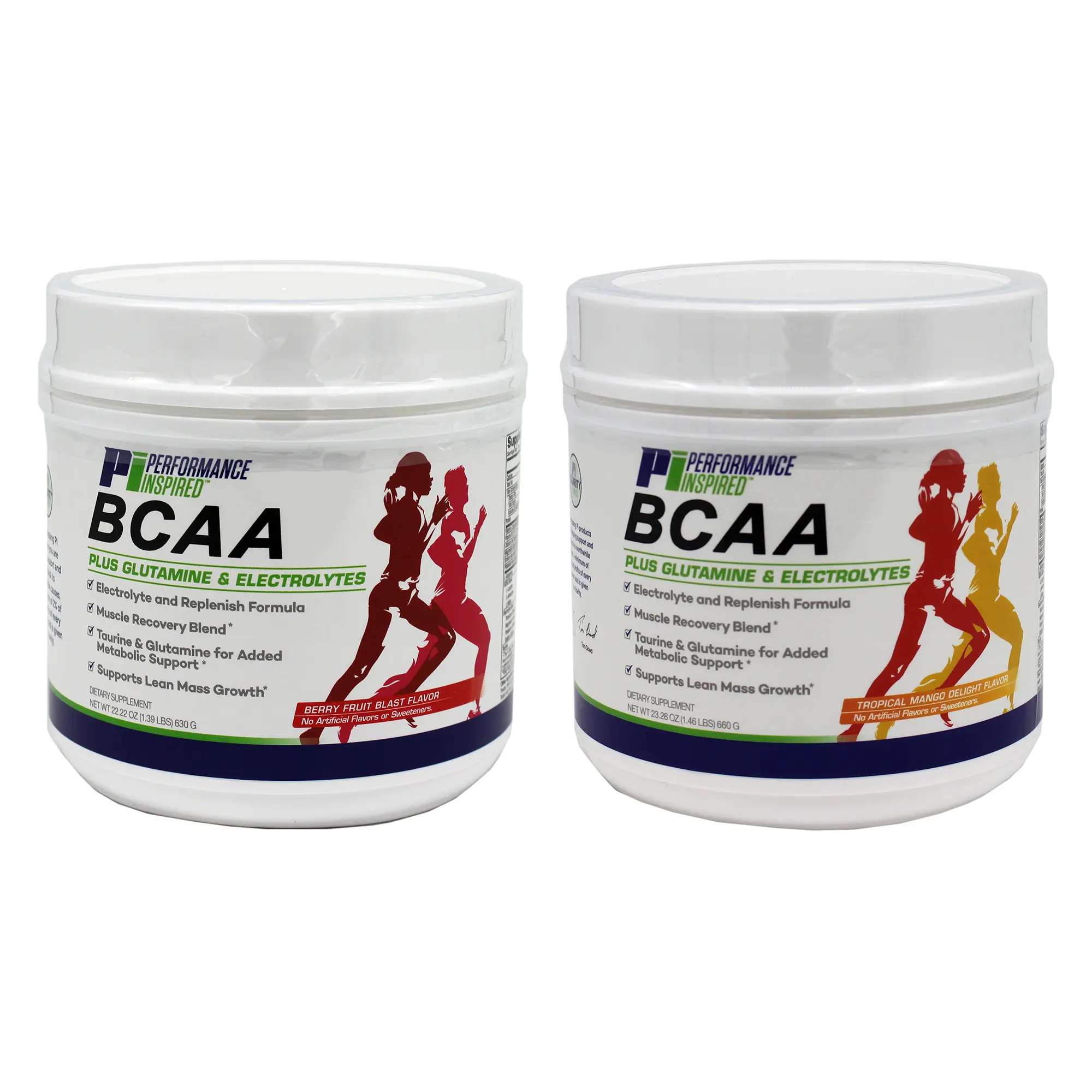 Performance Inspired Nutrition – Full 5G BCAA with Added Electrolytes - Taurine & Glutamine! All-Natural & Clean - Recovery & Rebuild - 1.39 Lb
