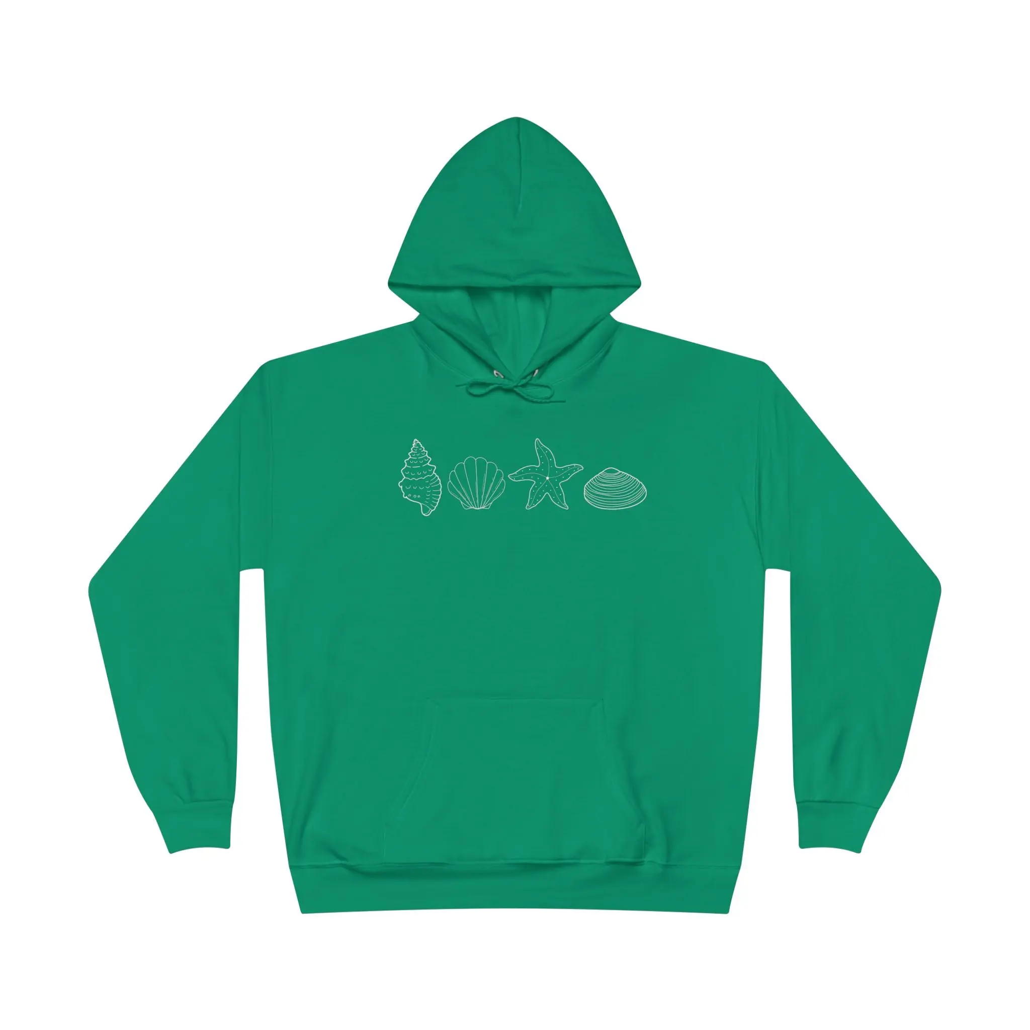 Sea Shell Unisex EcoSmart® Pullover Hoodie Sweatshirt