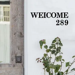 Metal Letter & Number Sign, Customizable Home Address Plaque, Door Number Plate, Outdoor Wall Decor, Free Combination, Wall-mounted Home Decoration for Entrance Garden Outdoor Garage Door, Metal Wall Art, Halloween Thanksgiving Christmas Gifts