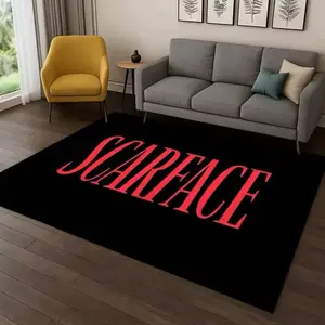 Classic Movie Tony Carpet Rug for Bedroom Living Room Sofa Playroom Doormat Home Decor,Kid Game Area Rug Non-slip