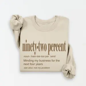 92 Percent Long Sleeve Sweatshirt, Sweatshirts For Black Women, Minding Our Business Shirt, Black History Pride Black Girl Magic, Ninety Two 4L