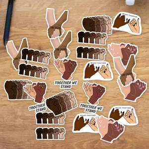 Stickers Pack 20 Pcs Stand Guitar Skateboard Waterproof Together Car Vinyl Bumper Bottle Luggage Water Bike Laptop Aesthetic Colorful