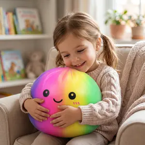 Extra Large Dumpling Squishy Stress Relief Toy - Soft TPR Material, Random Style, Anime Design, Valentine & Easter Gift for Kids